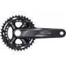 Система SHIMANO M5100-B2, DEORE для 2x11скоростей, 175мм, интегрированый вал, 36-26T без каретки, для CL:51,8мм EFCM51002BEX66